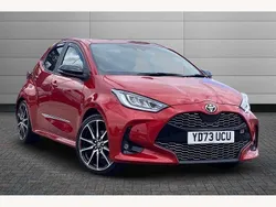 Red Used 2023 Toyota Yaris Hybrid Sport Hatchback | £20,995 (A bit pricey)