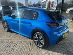 Blue Used 2021 Peugeot e-208 GT Hatchback | £14,250 (Fair price)