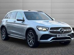 Iridium silver Used 2020 Mercedes GLC300 AMG Line Premium Estate | £29,495 (Expensive)