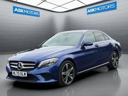 Blue Used 2020 Mercedes C220 Sport Edition Sedan | £21,999 (Fair price)