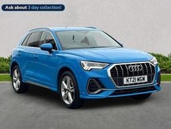 Blue Used 2021 Audi Q3 S-Line SUV | £24,858 (Fair price)