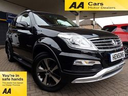 Black Used 2016 Ssangyong (KGM) Rexton SUV | £13,995