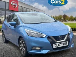 Blue Used 2017 Nissan Micra N-Connecta Hatchback | £6,795 (Fair price)