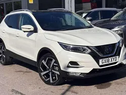 White Used 2018 Nissan Qashqai Tekna SUV | £11,450 (Fair price)