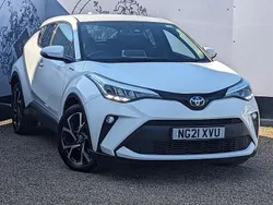 White Used 2021 Toyota C-HR Design SUV | £16,495 (Good price)