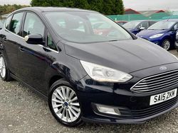 Black Used 2015 Ford C-MAX Titanium MPV | £5,995 (Good price)