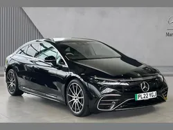 Black Used 2022 Mercedes EQS450+ AMG Line Premium Sedan | £49,890