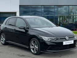 Grenadilla black metallic Used 2024 VW Golf VIII R-line Hatchback | £25,833 (Fair price)