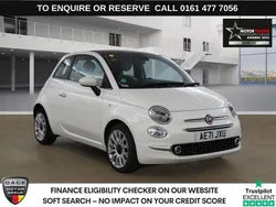 White Used 2021 Fiat 500 Dolcevita Hatchback | £9,840 (Fair price)