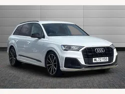 White Used 2022 Audi Q7 Black Edition SUV | £42,550 (Fair price)
