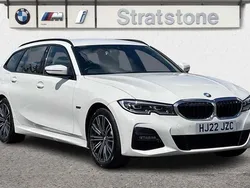 White Used 2022 BMW 330e M Sport Estate | £24,299 (Good price)