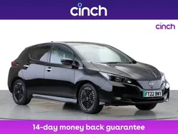 Black Used 2022 Nissan Leaf N-Connecta Hatchback | £10,199 (Fair price)