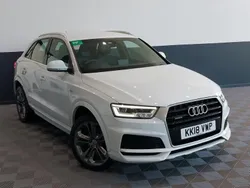 White Used 2018 Audi Q3 S-Line SUV | £14,998 (Fair price)