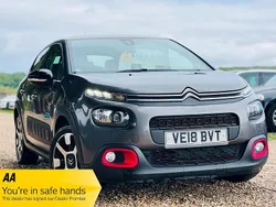 Grey Used 2018 Citroën C3 PureTech Hatchback | £5,495 (Fair price)