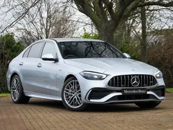 Silver Used 2024 Mercedes C43 AMG Premium Sedan | £48,498 (Fair price)
