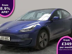Blue Used 2022 Tesla Model 3 Long Range Sedan | £22,130 (Fair price)
