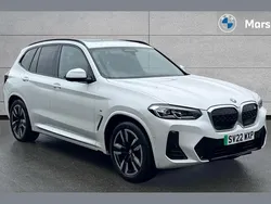 Mineral white metallic Used 2022 BMW iX3 M Sport SUV | £28,000 (Fair price)