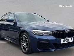 Blue Used 2022 BMW 530e M Sport Estate | £25,990 (Good price)