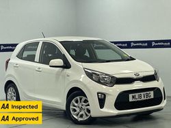 White Used 2018 Kia Picanto 2 Hatchback | £6,640 (Fair price)