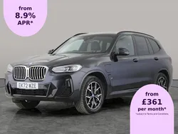 Black Used 2022 BMW X3 M Sport SUV | £24,405 (Fair price)