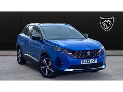 Blue Used 2022 Peugeot 3008 Allure Premium SUV | £19,903 (Fair price)
