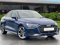 Blue Used 2025 Audi A3 S-Line Sedan | £25,995 (Fair price)