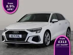 White Used 2021 Audi A3 S-Line Hatchback | £22,196 (Fair price)