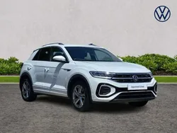 White Used 2022 VW T-Roc R-line SUV | £22,090 (Fair price)