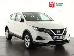 White Used 2019 Nissan Qashqai Acenta Premium SUV | £10,499 (Good price)