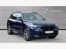 Blue New 2024 BMW X5 M Sport SUV | £74,895 (Good price)