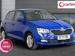 Blue Used 2021 Skoda Fabia SE Hatchback | £9,978 (Super price)