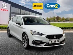 White New 2025 Seat Leon FR Sport Hatchback | £24,990 (Expensive)