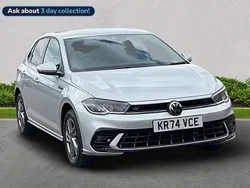 Silver Used 2024 VW Polo R-line Hatchback | £21,230 (Fair price)