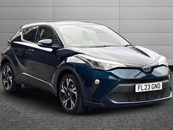 Midnight teal Used 2023 Toyota C-HR Design SUV | £20,795 (Fair price)