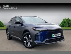 Dark blue Used 2024 Toyota bZ4X SUV | £22,525 (Fair price)