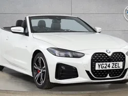 White Used 2024 BMW 420 M Sport Cabriolet | £43,450 (Expensive)