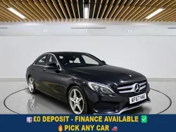 Black Used 2017 Mercedes C220 AMG line Sedan | £11,899 (Good price)