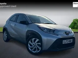 Silver Used 2023 Toyota Aygo PURE Hatchback | £12,311 (Fair price)