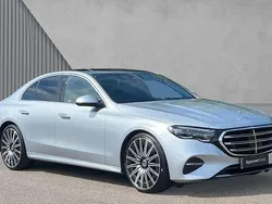 Metallic paintwork hightech silver Used 2024 Mercedes E220 Exclusive Sedan | £49,524