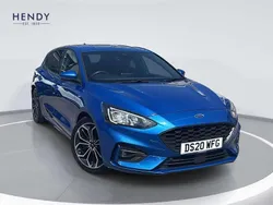 Blue Used 2020 Ford Focus ST-Line X Hatchback | £12,299 (Fair price)