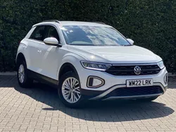 White Used 2022 VW T-Roc Life SUV | £19,299 (Fair price)