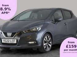 Grey Used 2022 Nissan Micra Tekna Hatchback | £12,033 (Fair price)
