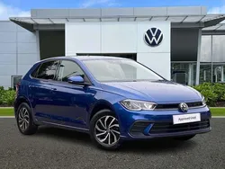 Blue Used 2022 VW Polo Life Hatchback | £16,491 (Fair price)