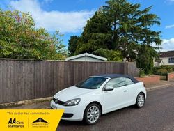 White Used 2014 VW Golf Cabriolet SE Cabriolet | £8,295 (Fair price)