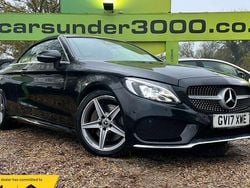 Black Used 2017 Mercedes C250 AMG Line Premium Plus Cabriolet | £15,000 (Fair price)