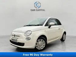 White Used 2016 Fiat 500 Lounge Hatchback | £8,500 (Fair price)