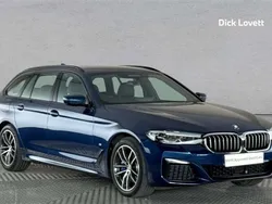 Blue Used 2021 BMW 530e M Sport Estate | £26,700 (Good price)
