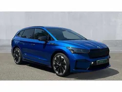 Race blue metallic New 2025 Skoda Enyaq iV SportlinePlus SUV | £33,950 (Super price)