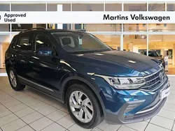 Blue Used 2022 VW Tiguan Life SUV | £19,790 (Fair price)