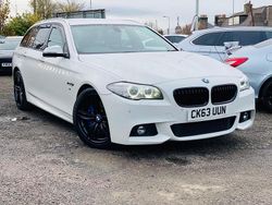 White Used 2013 BMW 530 M Sport Estate | £10,490 (A bit pricey)